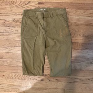 Old Navy Tan Relaxed Fit High Waisted Pixie Pants